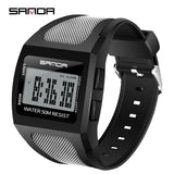 Sanda Brand Cool LED Multi Functional Men's Digital Watch