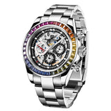 PAGANI Design Mechanical Skeleton, Stainless Steel Waterproof Watch for Men