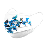 10/50pcs Adult Butterfly Print Face Mask Fashion Disposable Designer Mask