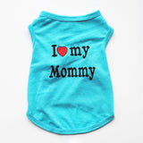 I LOVE MY DADDY MOMMY Dog Vest