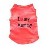 I LOVE MY DADDY MOMMY Dog Vest