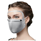 Face Visor Adult Dustproof Anti-Fog Reusable Face Protect  Shield Screen With Detachable Shield