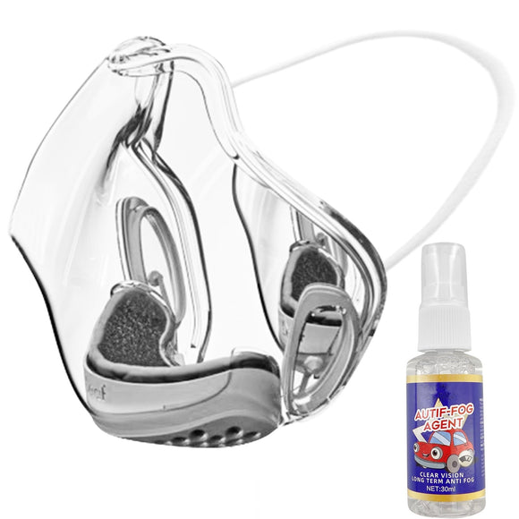 Anti-fog Clear Mask For Adult Radical Alternatives Transparent Shield And Respirator