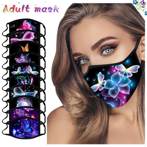Colorful  Butterfly Face Mask