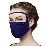 Face Visor Adult Dustproof Anti-Fog Reusable Face Protect  Shield Screen With Detachable Shield