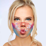 Fashion Mask With A Picture Protective Face Mask